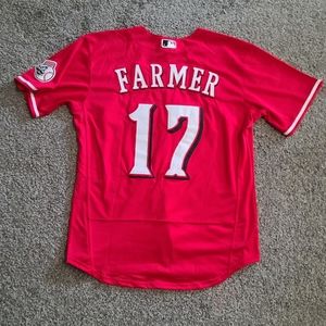 Cincinnati Reds Kyle Farmer Nike MLB Jersey Size 44 - Large